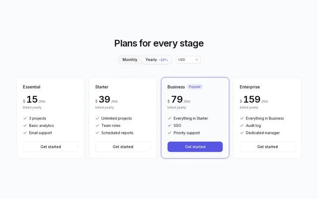 Pricing with currency